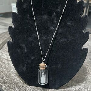 Glow in the Dark Ghost in Jar Necklace and Earrings 👻